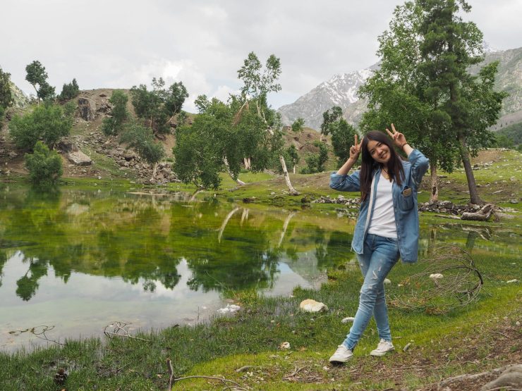 Thai Girl in Naltar, Gilgit-Baltistan